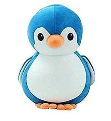 Future Shop Pack of 4 Elegant Soft Toys Combo Set Penguin/Elephant with Baby/Dolphine/Rabbit Toy Animals for You - (Multicolor)