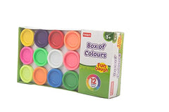 Funskool-Fundough Compound Box of Colours, 600gms, (12×50 GMS) Multicolour, Dough, Toy, Shaping, Sculpting, 3 Years