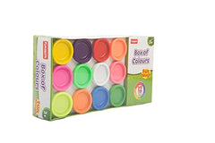 Funskool-Fundough Compound Box of Colours, 600gms, (12×50 GMS) Multicolour, Dough, Toy, Shaping, Sculpting, 3 Years