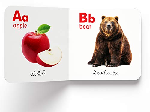 My First English: Telugu Learning Library: Boxset of 10 English Telugu Board Books (Telugu Edition)
