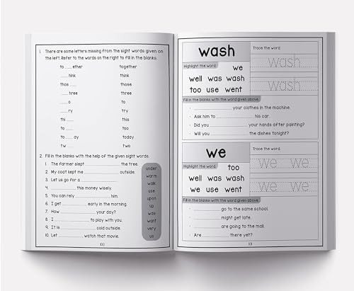 201 Sight Words And Sentence (With 800+ Sentences To Read): Fun Activity Book For Children