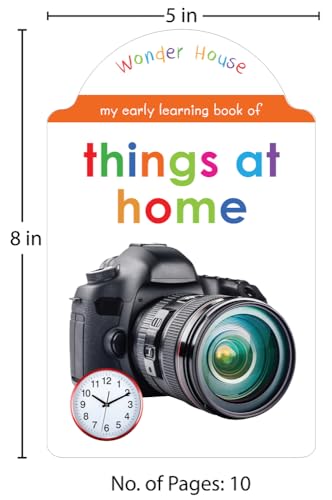 My early learning book of Things At Home : Attractive Shape Board Books For Kids (My Early Learning Books)