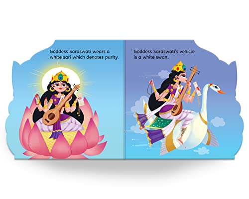 Saraswati (Hindu Mythology): Indian Gods & Goddesses (My First Shaped Board Books)