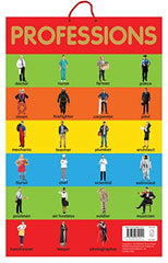 Professions - Early Learning Educational Posters For Children: Perfect For Kindergarten, Nursery and Homeschooling (19 Inches X 29 Inches)