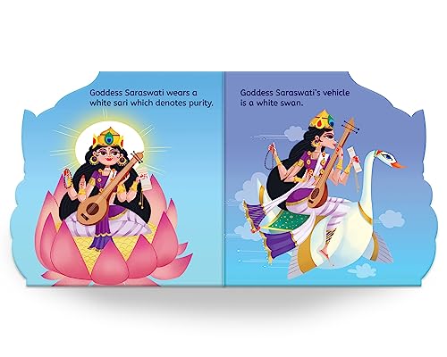 Saraswati (Hindu Mythology): Indian Gods & Goddesses (My First Shaped Board Books)
