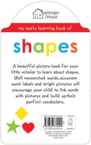 My Early Learning Book Of Shapes : Attractive Shape Board Books For Kids (My Early Learning Books)
