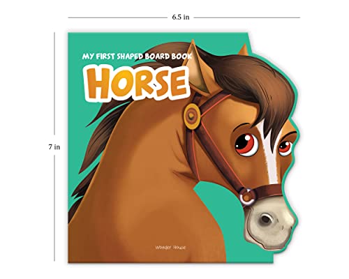 Horse: Animal Picture Book (My First Shaped Board Books)