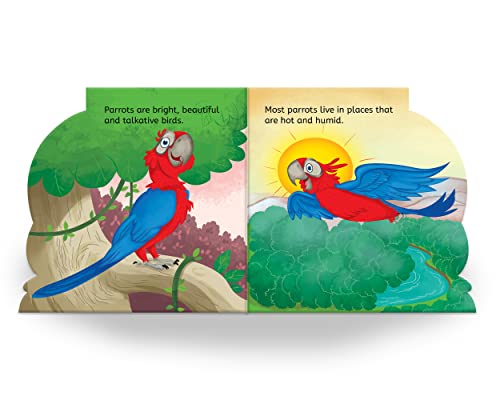 Parrot: Animal Picture Book (My First Shaped Board Books)