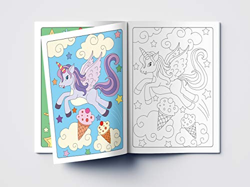 I Believe In Unicorn Copy Coloring Book: Fun Activity Books For Children