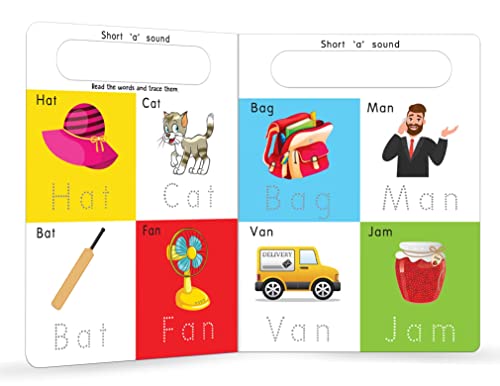 My Big Wipe And Clean Book of Three Letter Words for Kids: Learn And Trace Words