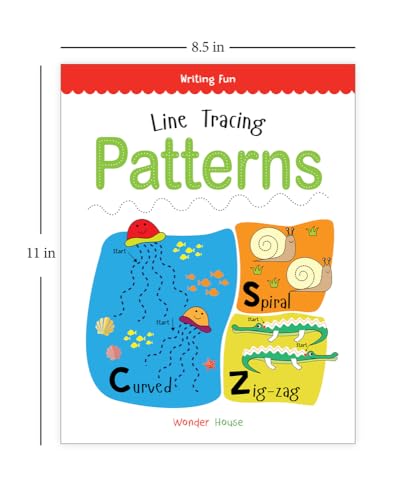 Line Tracing Patterns : Practice Drawing And Tracing Lines And Patterns
