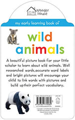 My Early Learning Book Of Wild Animals : Attractive Shape Board Books For Kids (My Early Learning Books)