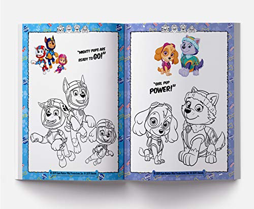 Paw Patrol On A Ruff-Ruff Rescue: Paw Patrol Coloring Book For Kids