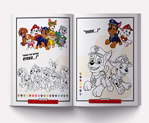 Pawsome: Paw Patrol Coloring Book For Kids