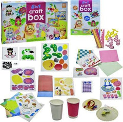 Ekta 6 in 1 Craft Box for Kids |Craft Activity Game for Kids |Exciting Game for Children -Multicolour
