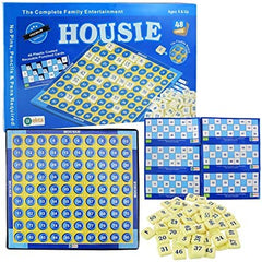 Ekta Housie Deluxe Family Board Game (Multicolour)