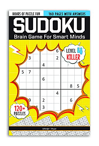 Sudoku - Brain Booster Puzzles for Kids: Level 4 (Killer) (Brain Games For Smart Minds)