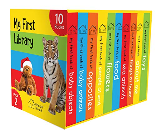 My First Library Pack 2 : Boxset of 10 Board Books for Kids