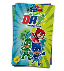 We saved the Day: PJ Masks - Giant Coloring Book For Children