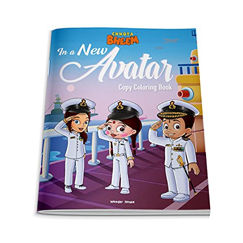 Chhota Bheem - In a new Avatar: Copy Coloring Book For Kids