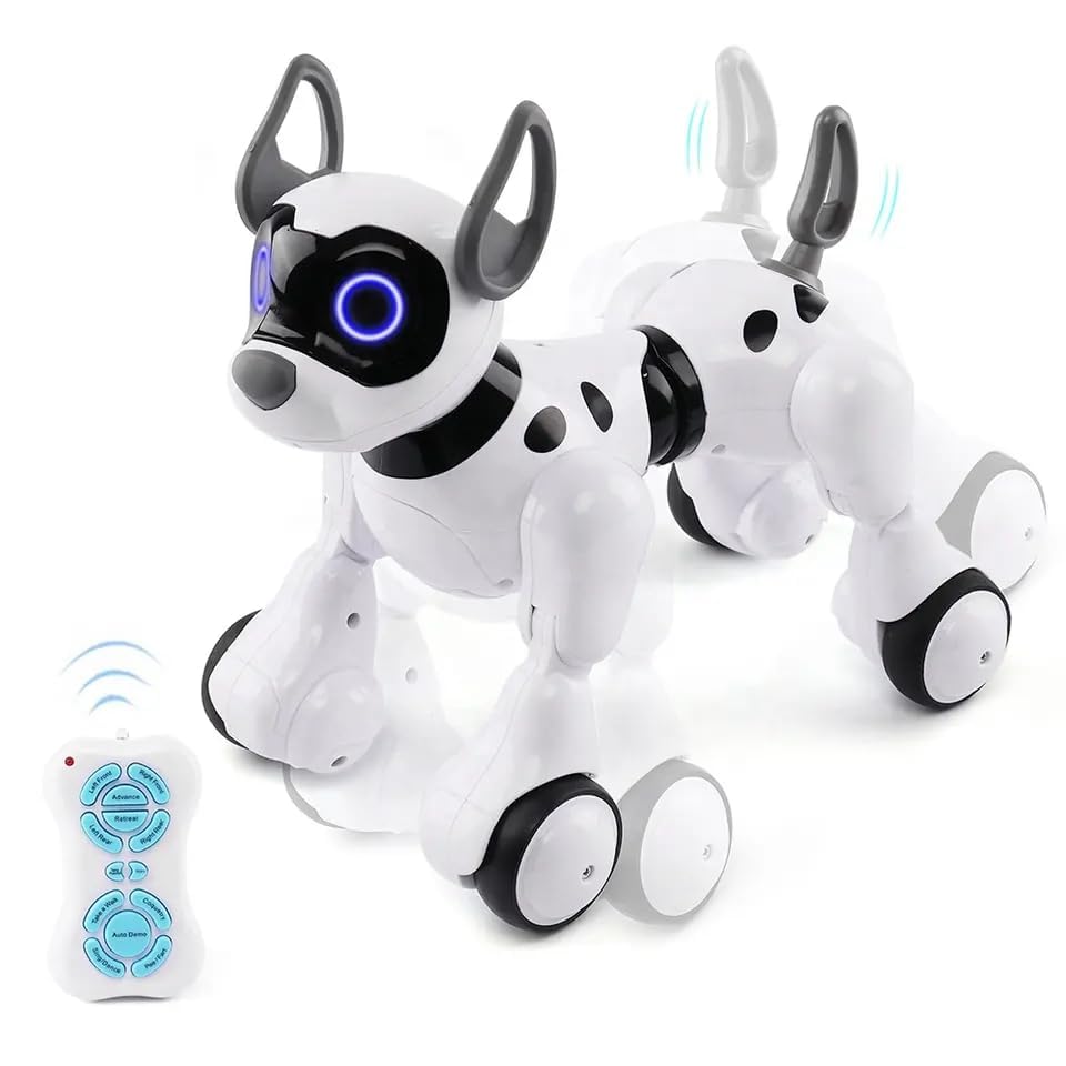 Remote Control Robot Dog Toy, Robots for Kids, Rc Dog Robot Toys for Kids 3,4,5,6,7,8,9,10 Year olds and up, Smart & Dancing Robot Toy, Imitates Animals Mini Pet Dog Robot