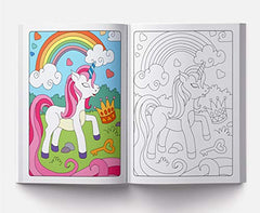 Stay Magical Unicorn Copy Coloring Book: Fun Activity Books For Children