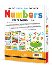 My Big Wipe And Clean Book of Numbers for Kids: 1 to 20