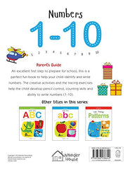 Numbers 1-10: Write and Practice Numbers 1 to 10 (Writing Fun) [Paperback] Wonder House Books Editorial
