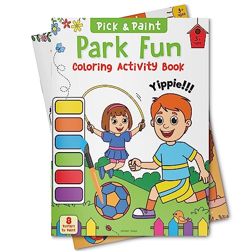 Park Fun: Pick and Paint Coloring Activity Book