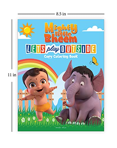 Mighty Little Bheem - Let's Play Outside : Copy Coloring Book