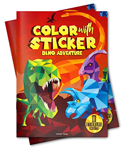Dino Adventure (Color with Sticker)