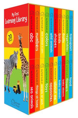 My First Learning Library: Boxset of 20 Board Books for Kids (Vertical Design) [Board book] Wonder House Books
