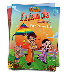 Chhota Bheem - Friends Forever: Copy Coloring Book For Kids