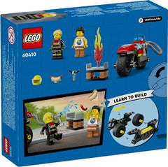 LEGO City Fire Rescue Motorcycle Building Set 60410 (57 Pieces)