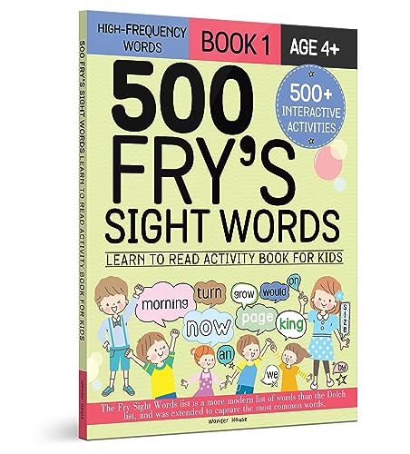 500 Fry’s Sight Words: Book 1