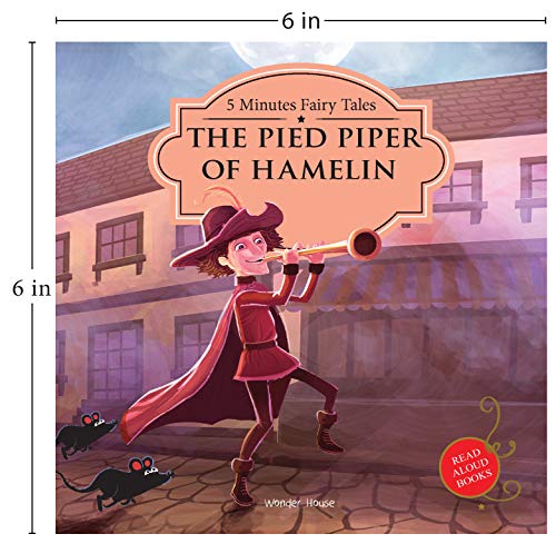 5 Minutes Fairy tales Piped piper of Hamelin : Abridged Fairy Tales For Children (Padded Board Books)