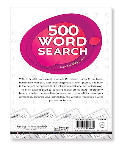 500 Word Search Bind-Up
