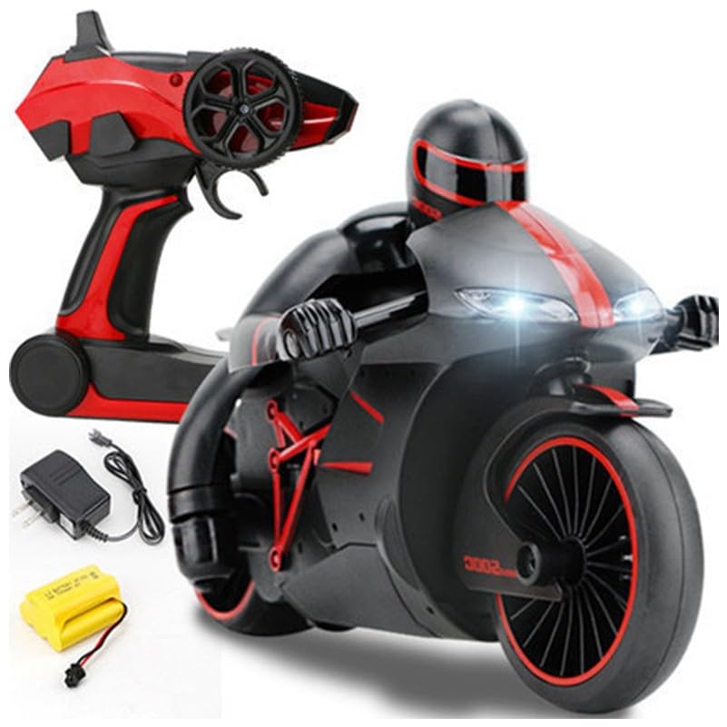 Remote Control Racing Motorbike Boy Toys Children High Speed Kids&Adults Outdoors 2.4G Rc Motorcycle,Red