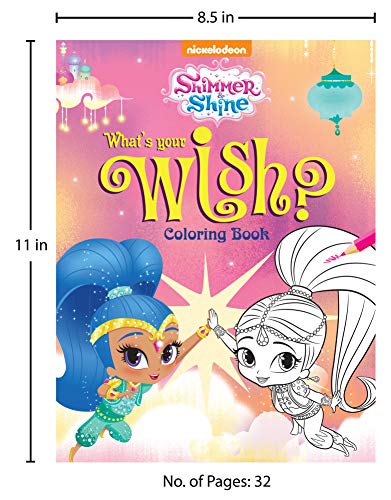What's Your Wish? : Coloring Book for Kids (Shimmer & Shine)
