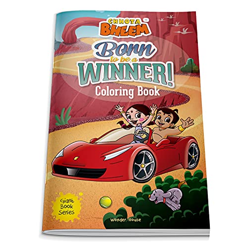 Chhota Bheem Born To Be A Winner: Jumbo Size Coloring Book For Children (Giant Book Series)