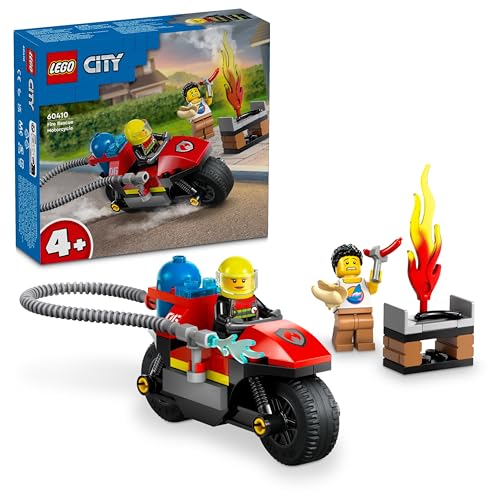 LEGO City Fire Rescue Motorcycle Building Set 60410 (57 Pieces)