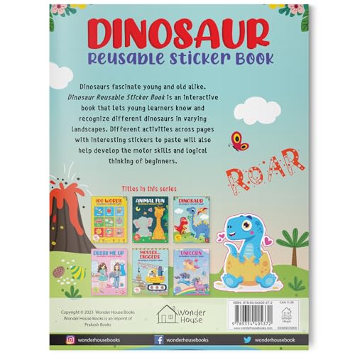 Dinosaur World: Reusable Sticker Book