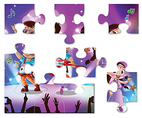 Chhota Bheem Jigsaw Puzzle Box - 4 in 1 Box Set (Jigsaw Puzzle for Kids Age 3 and Above)
