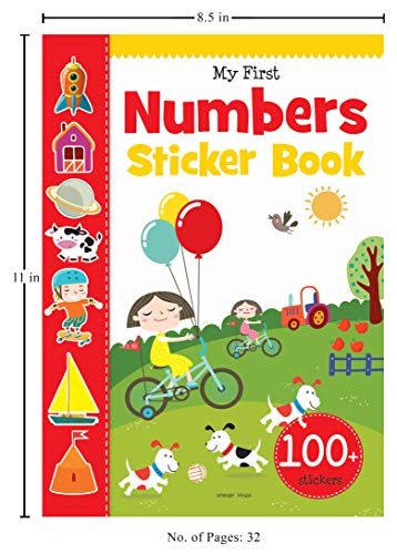 My First Numbers Sticker Book: Exciting Sticker Book With 100 Stickers [Paperback] Wonder House Books