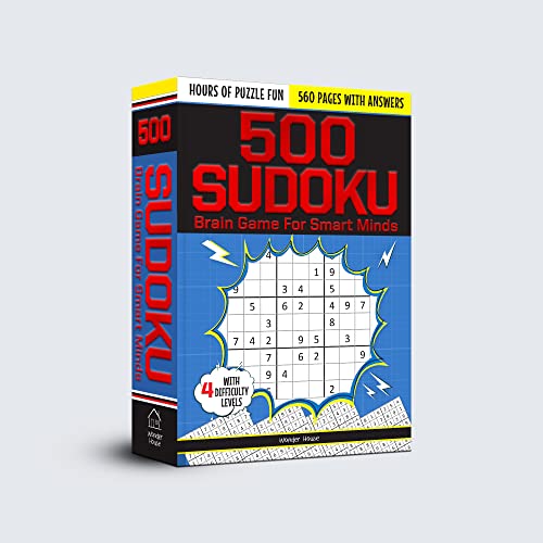 500 Sudoku Brain Games For Smart Minds