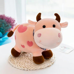 SCOOBA Super Soft 30cm Small Random Color Cow Soft Toy - Polyfill Washable Cuddly Soft Plush Toy - Helps to Learn Role Play