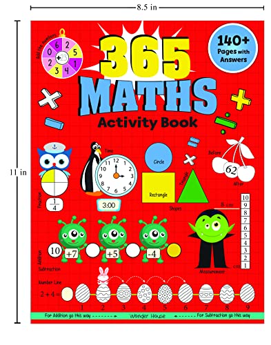 365 Maths Activity Book For Kids