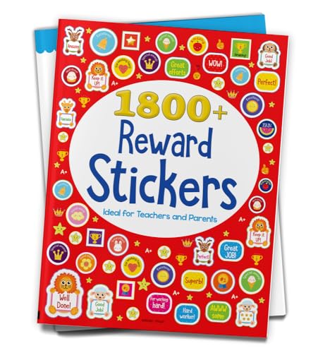 1800+ Reward Stickers - Ideal For Teachers And Parents: Sticker Book With Over 1800 Stickers to Boost The Morale of Kids