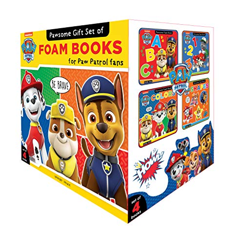 Pawsome Gift Set of Foam Books for Toddlers Paw Patrol Books (Ages 0 to 3 Years)