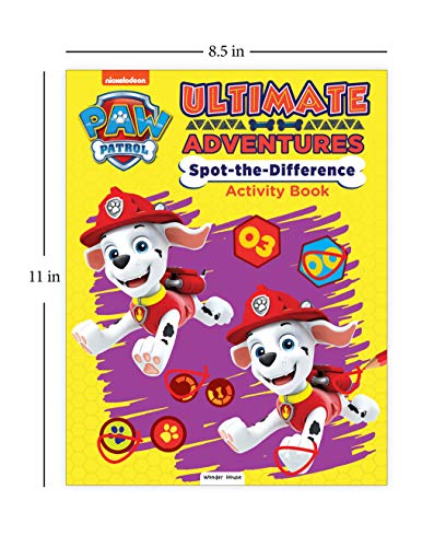 Paw Patrol Ultimate Adventures Spot the difference Activity book